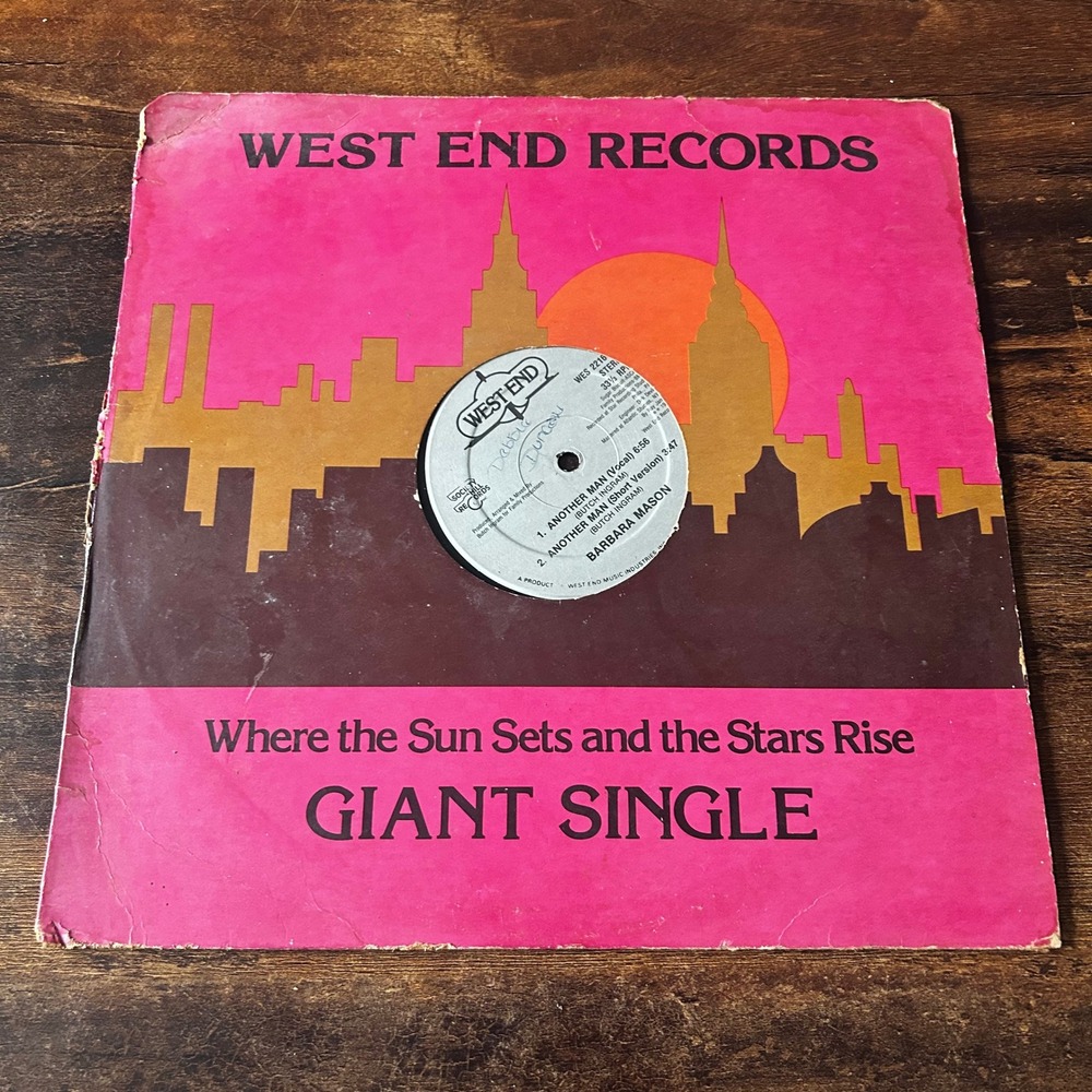 Barbara Mason Another Man 12" Vinyl Single West End Records WES 22164 1983 - Picture 2 of 4